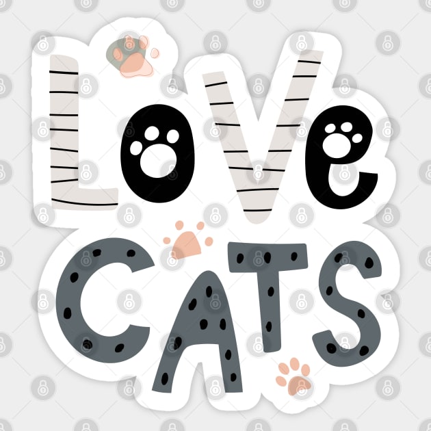 cat lover 2023 Sticker by samidib16